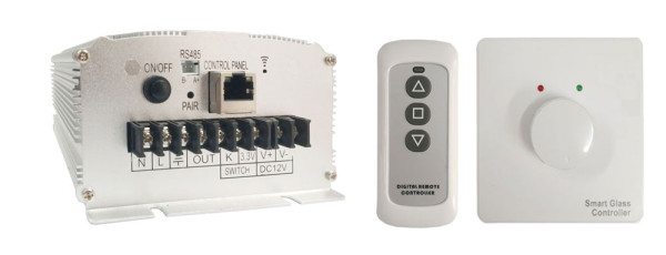Transformator/ Steuergerät mit Dimm Funktion für SMARTswitchFOLIE PDLC Folie